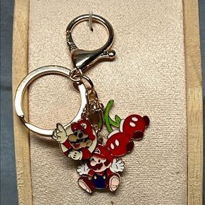 Nintendo Red and Gold Key Holder